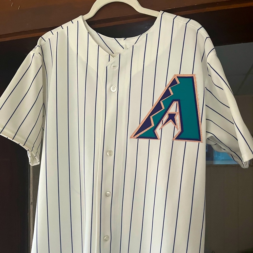 Vintage Autographed Arizona Diamondbacks Jersey Pinstripe